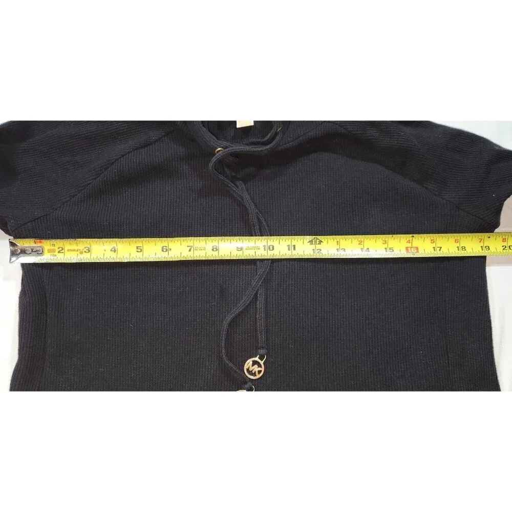Michael Kors Womens Black Hoodie Sweatshirt‎ Size S (Read description)